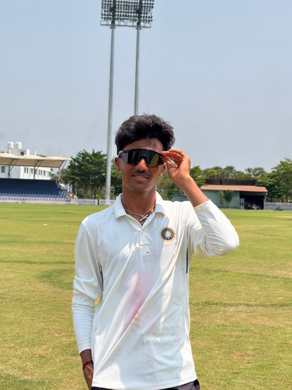 Rathan BR at BCCI National Cricket Academy Elite Camp Under 19